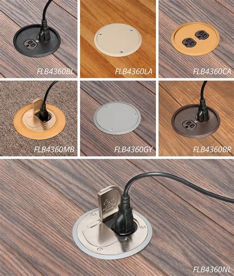 floor electrical box covers|hardwood floor electrical outlet covers.